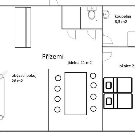 Prázdninový dům Měňany - Karlštejn